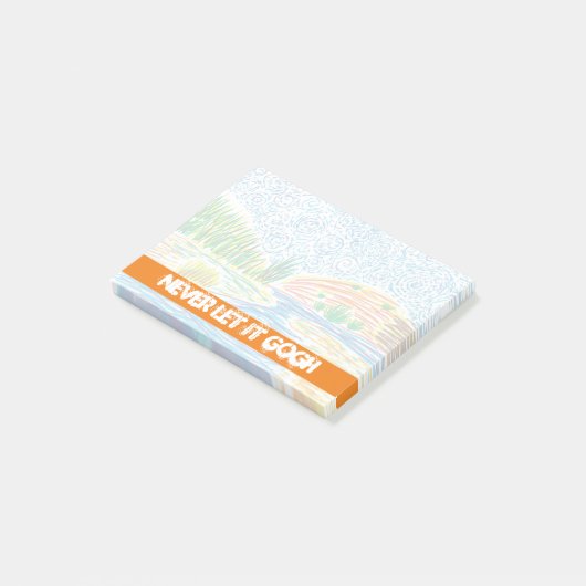 Laat het nooit Gogh - Impressionist Post-it® Notes (Schuin)