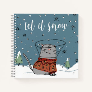 Laat het notebook sneeuwen notitieboek