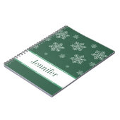 Laat het Notitieboek sneeuwen, groen (Linkerzijde)