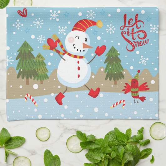 Laat het nu keukenhanddoek B (Gevouwen)