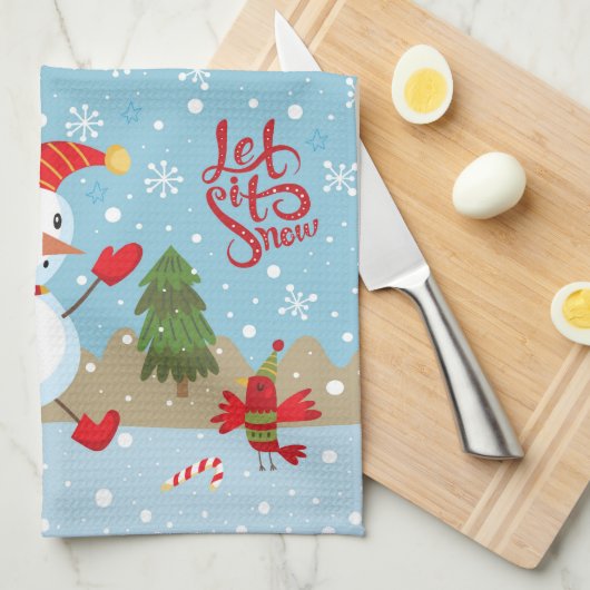 Laat het nu keukenhanddoek B (Quarter Fold)