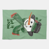 laat het nu Kitchen Towel sneeuwen Theedoek (Horizontaal)