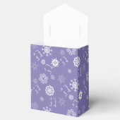 Laat het nu Lavender Sneeuwen Bedankdoosjes (Geopend)