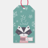 Laat het nu Raccoon gaan Cadeaulabel (Achterkant)