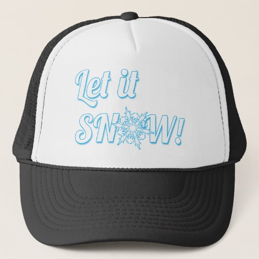 laat het nu Snow Trucker Pet (Voorkant)