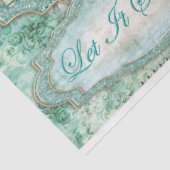 Laat het Ontwerp 1 van de Sneeuwreeks Tissuepapier (Detail)