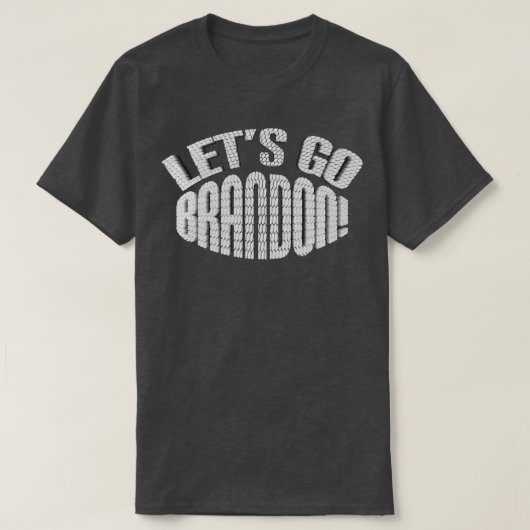 Laat het Ontwerp van BrandonText gaan T-shirt (Design voorkant)