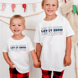 Laat het op een of andere plek sneeuwen t-shirt