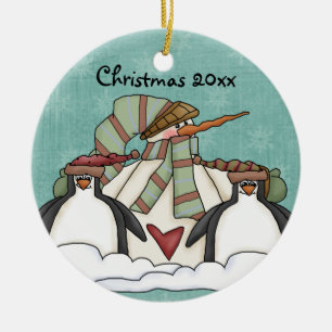 Laat het Ornament Snowman Keepomwille Sneeuwen