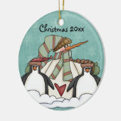 Laat het Ornament Snowman Keepomwille Sneeuwen (Links)