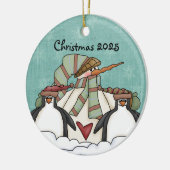 Laat het Ornament Snowman Keepomwille Sneeuwen (Links)