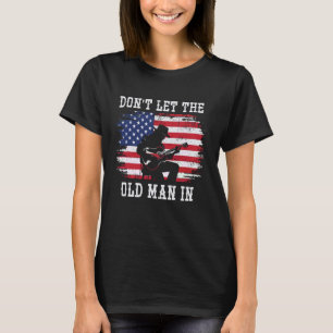 Laat het oude Man in  gitaarspeler VS niet T-shirt
