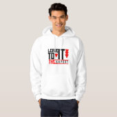 Laat het over aan de expert hoodie (Voorkant volledig)