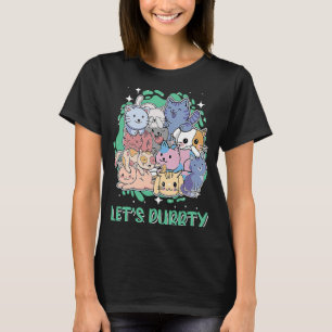 Laat het paardenkat van Kitten Cat Mam Animal Pun T-shirt