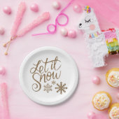 Laat het papieren Bord sneeuwen (Feest)
