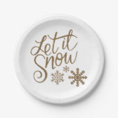 Laat het papieren Bord sneeuwen (Voorkant)