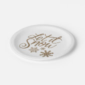 Laat het papieren Bord sneeuwen (Gekanteld)