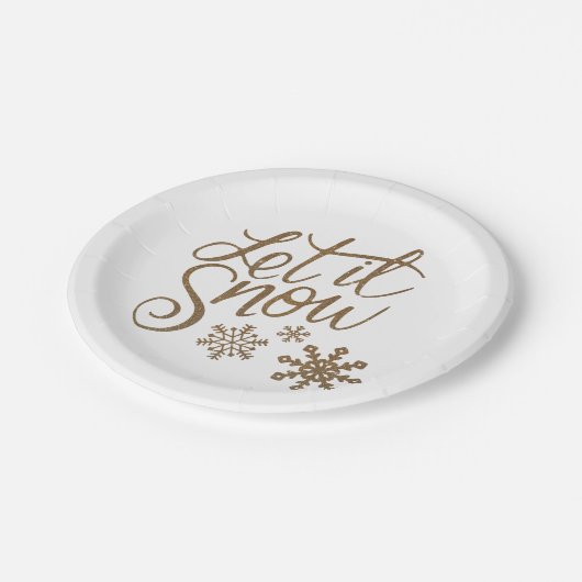 Laat het papieren Bord sneeuwen (Gekanteld)