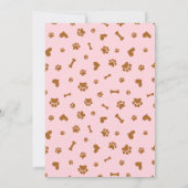 Laat het paw-ty van de puppies-puppypartij zijn kaart (Achterkant)