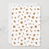 Laat het paw-ty van de puppies-puppypartij zijn kaart (Achterkant)