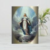 Laat het Perpetual Light op de Maagd Mary schijnen (Staand voorkant)