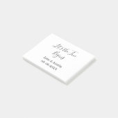 laat het plezier beginnen huwelijksnaam datum simp post-it® notes (Schuin)