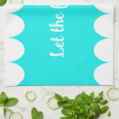 Laat het plezier beginnen! theedoek (Gevouwen)