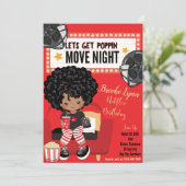 Laat het Poppin Birthday Invitation Kaart halen (Staand voorkant)