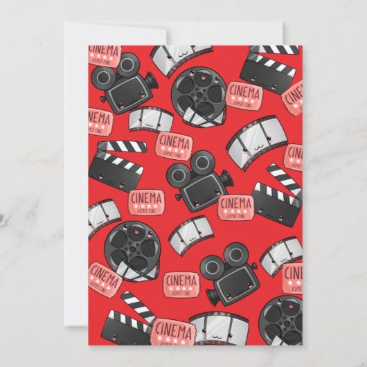 Laat het Poppin Birthday Invitation Kaart halen (Achterkant)