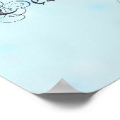 Laat het Poster de wintermuur van het Beer Cute Po (Hoek)