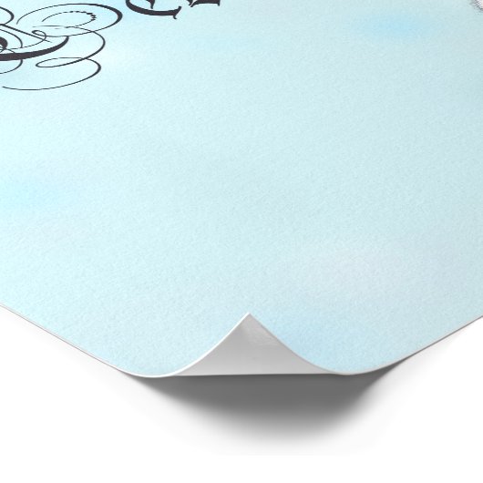 Laat het Poster de wintermuur van het Beer Cute Po (Hoek)