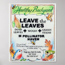 Laat het poster Leaves