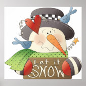 Laat het Poster sneeuwen (Voorkant)