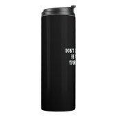 Laat het potentieel niet op uw grafsteen worden ge thermosbeker (Gedraaid links)