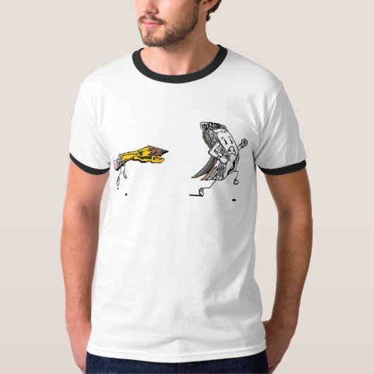 Laat het potlood los t-shirt (Voorkant)