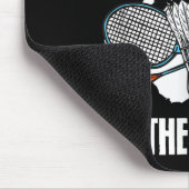 Laat het racket de Talking Shuttle Hobby Badminton Muismat (Hoek)