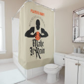 Laat het regenen (Basketball) douchergordijn Douchegordijn (In situ)