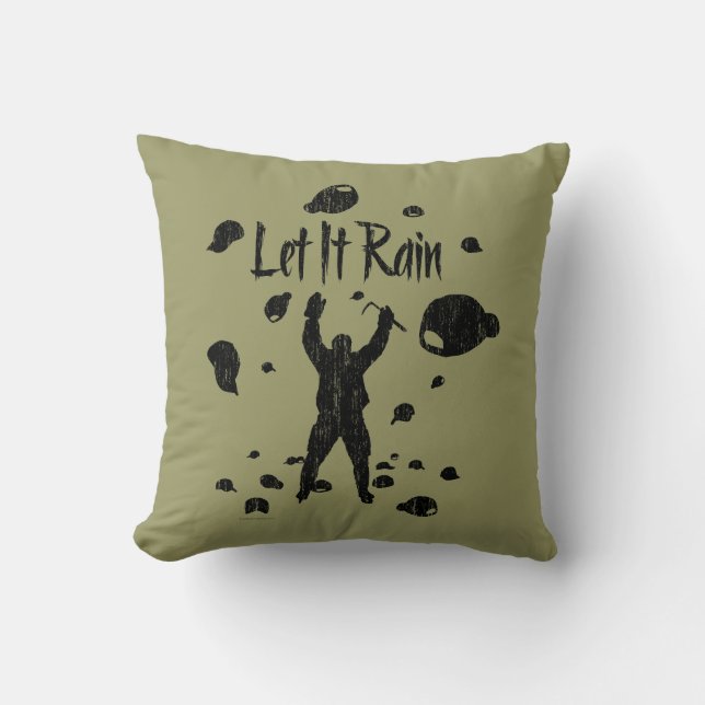 Laat het regenen (Hockey) Kussen (Voorkant)