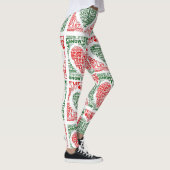Laat het rood-hartenhandvat maken van Yoga Pants Leggings (Rechts)