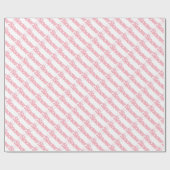 Laat het roze tekstverpakkingspapier sneeuwen cadeaupapier (Vlak)