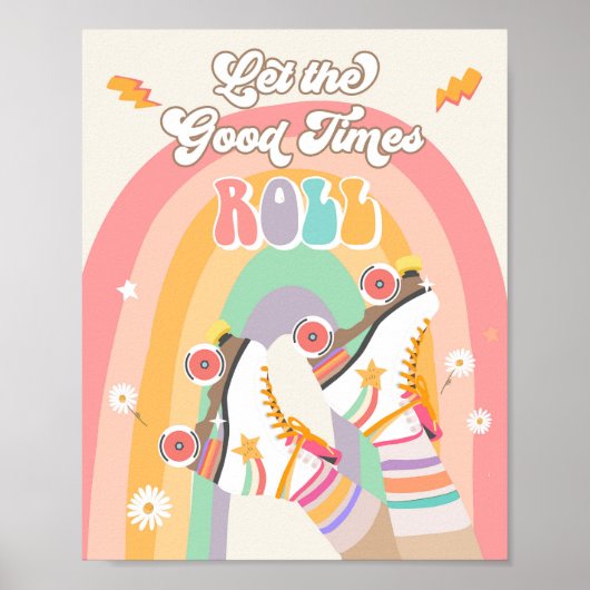 Laat het Schaats van de Schatting van de Rand van  Poster (Voorkant)