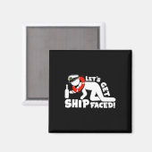 Laat het schip onder ogen komen - Familie Cruise S Magneet (Voorkant / Achterkant)