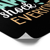 Laat het schokken gebeuren, iedereen poster (Hoek)