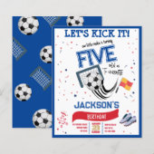 Laat het schoppen Rookie Voetbal Begroting Verjaar (Voorkant / Achterkant)