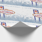 Laat het Shows Las Vegas kerst inpakpapier (Hoek)