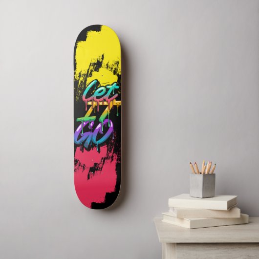 Laat het Skateboard gaan (Muurkunst)