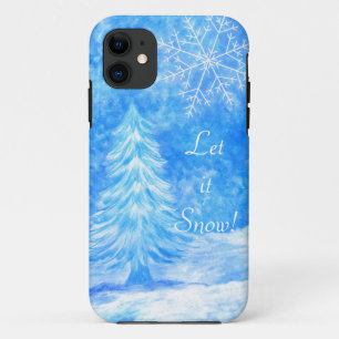 Laat het Sneeuw iPhone Case