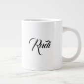 Laat het Sneeuw/Kerstcitaat/Mok Grote Koffiekop (Rechts)