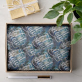 Laat het sneeuw nachtelijke hemel kunst herhalen tissuepapier (Geschenk)