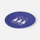 Laat het Sneeuw Stretched Canvas Print Papieren Bordje (Gekanteld)